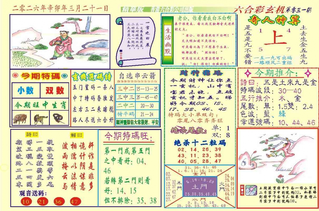 031期118六合玄机(新图)[图]